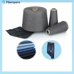 100%Polyester Black Textile Yarn China Supplier 40S 45S Waxed Ring Spun Yarn Wholesale Dope Dyed Garment Siro Spun Thread
