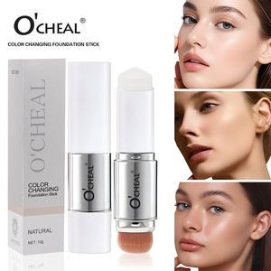 Base de Maquillaje en Barra que Cambia de Color con Logotipo Personalizado, Venta al por Mayor, Base de Maquillaje en Barra que Cambia de Color, Doble Punta con Brocha, Ligera - Product Image 1