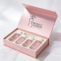 Bouteilles en verre dépolies 30ml 50ml à marque privée, ensemble d'emballages cosmétiques pour soins de la peau, pots vides pour crème nourrissante pour le visage – Vente chaude
