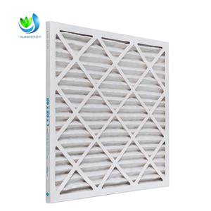 Yüksek kaliteli MERV 11 AC fırın HVAC hava filtresi 20x20x1 inç karton çerçeve pilili HEPA inşaat ile - Product Image 5