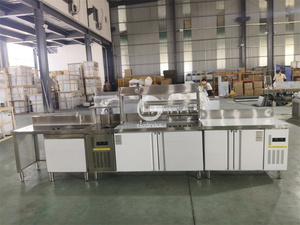 Comptoir de préparation de bubble tea avec éclairage bleu - Product Image 2