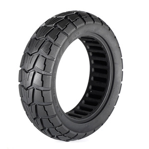 Nedong Electric Bicycle Tire 10x2.75 Airless Non <b>Inflatable</b> Knobby Tread For Electric Scooter And Balance Bike - Product Image 3