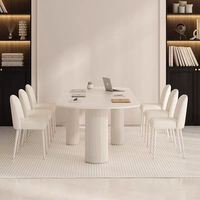 YS-0773O commercial propre facile sans couture durable en bois crème carré convertible qui respecte l'environnement en bois de la table de conférence 2m