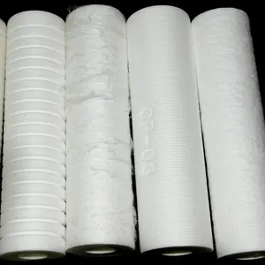 10" 20" 5 Micron Economical PP Melt Blown Filter Element Water Filter Cartridge For Chemical and Solvents