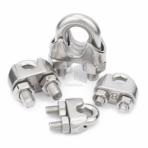 Abrazadera de Cable en Forma de U, Resistente, de Acero Inoxidable 304, Accesorios de Fijación para Cables de 1/2/3/4/5/6/8/10 mm, Anticorrosión, OEM - Product Image 1