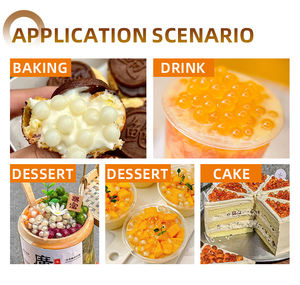 Bola <span class=keywords><strong>de</strong></span> tapioca con sabor a melón certificado Halal Boba 1lb para té <span class=keywords><strong>de</strong></span> frutas y té <span class=keywords><strong>de</strong></span> burbujas - Product Image 3