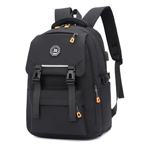 Custom Waterproof Pu Backpack Large-capacity Casual Business Travel Bag Men's Women's Computer Bag School Zipper <b>Letter</b> - Product Image 6