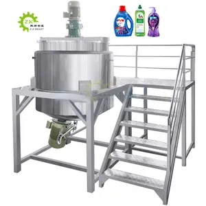 Máquina mezcladora emulsionante ZXSMART, mezcladora al vacío, homogeneizadora, maquinaria química, máquina para hacer salsa, mayonesa