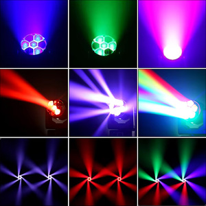 Faro mobile a LED 7*60W Bee Eye Disco 4 <span class=keywords><strong>in</strong></span> 1 con effetto Wash, Rotazione e Fascio, RGBW a colori completi, DMX512, Illuminazione DJ per KTV - Product Image 6