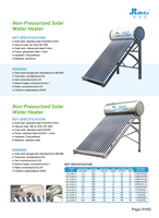 JIADELE Calentador Solar Para La Casa Chauffe Eau Solaire 300 Litre Chauffe-eau solaire 300l avec tubes à vide