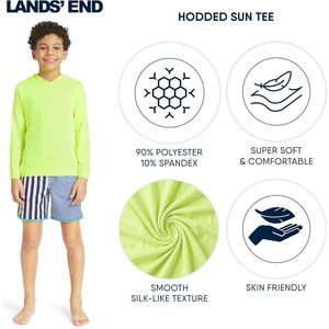 FOXA T-shirt de protection solaire à manches longues et à capuche pour garçons UPF 50+ - Product Image 3
