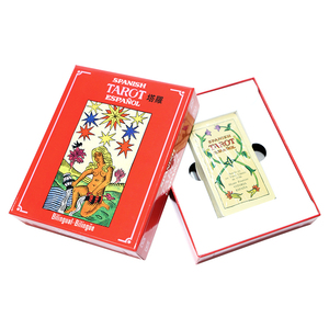 Cartas de oráculo de cubierta de <span class=keywords><strong>Tarot</strong></span> oculta, originales con guía impresa personalizada, Cartas Del <span class=keywords><strong>Tarot</strong></span> En Idioma españa - Product Image 1