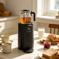 Samovar électrique à température réglable, bouilloire à eau numérique portable en verre, distributeur de thé, théière électrique, OEM ODM acceptés
