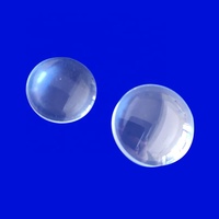 Optique 90mm Dia. avec 3mm d'épaisseur Lentille convexe Plano Grande caméra de téléphone portable Lentille sphérique intraoculaire à quartz