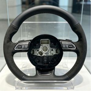 Volante Deportivo en Oferta para <span class=keywords><strong>Audi</strong></span> RS3 RS7 Q7 C6 C8 S6 B8 B8.5 B9 S3 S4 B8 A1 A3 A4 A5 A6 A7 A8 Q3 Q5 Q7, Volante de Gamuza - Product Image 1