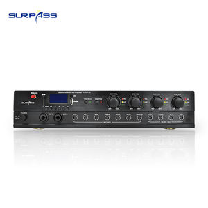 MB6650U Amplificador mezclador de megafonía de 6 zonas de alta potencia 650W con sintonizador FM de diente azul/MP3 grabable - Product Image 5