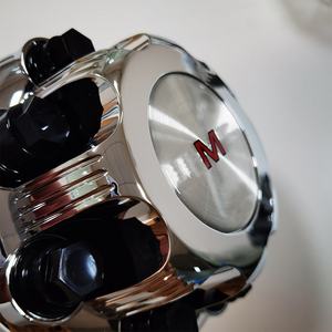 210mm ABS plástico brillante Negro 8 Lug sin logotipo tapa central de rueda de coche <span class=keywords><strong>tapacubos</strong></span> para <span class=keywords><strong>Chevrolet</strong></span> tapa central de llanta de rueda de coche 15039488 - Product Image 5