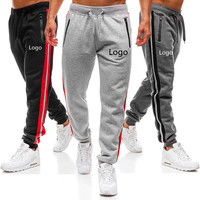 Wholesales निजी लेबल स्लिम फिट कसरत Activewear पॉलिएस्टर पतला फिटनेस कस्टम लोगो पुरुषों Sweatpants जिम पुरुषों के जॉगर्स