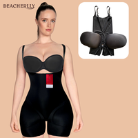 Bodysuit Gainant Rembourré Sans Couture Rehausseur de Hanches et Fesses Lisse Ventre Invisible