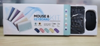 Combinación de teclado y ratón Bluetooth recargable para tableta Android, Windows, teléfono móvil, iPhone, iPad Pro Air Mini, iPad OS/iOS 13