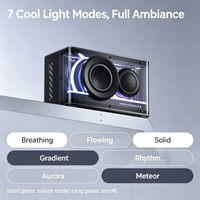 Edifier Nouveau Haut-parleur Portable de Bureau Gaming Play RGB Transparent V6.0 avec Audio Haute Résolution et Mode Carte Son USB