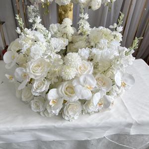 Centro de Mesa de Flores Artificiales Blancas de 60 cm, el Más Vendido de GreenLife, para Decoración de Mesa de Comedor y Banquetes - Product Image 6