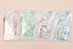 Custom <strong>Mini</strong> PVC Cover Note Book Small Paper <strong>Notepad</strong> <strong>with</strong> Button Loose Leaf Feature Keychain - Product Image 6