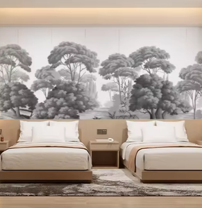 Personnalisé Nature Jungle Paysage Papier Peint <span class=keywords><strong>Mural</strong></span> 3D Peint À La Main Plante <span class=keywords><strong>Arbre</strong></span> <span class=keywords><strong>Photo</strong></span> Papier Peint Décoration de La Maison Murale Papier Peint - Product Image 3