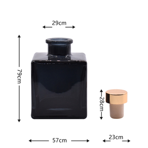 Cao sáng rỗng 50ml Frosted Bình thủy tinh khuếch tán chai với cơ sở dày - Product Image 2