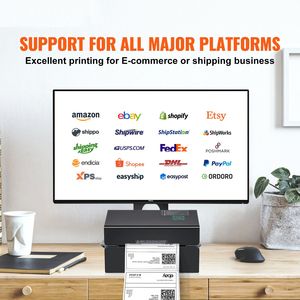 HD(200DPI) <strong>Thermal</strong> <strong>Label</strong> <strong>Printer</strong> Shipping <strong>Label</strong> <strong>Printer</strong> with Auto <strong>Label</strong> Recognition Support Windows/ MacOS/ Linux/ Chromebook - Product Image 4
