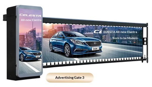 Barrière publicitaire électrique automatique à levage intégré avec télécommande, machine intégrée pour la sécurité des entrées de parkings commerciaux - Product Image 4