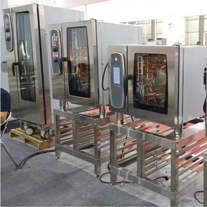 Forno Combinato Industriale Elettrico Grande con Vapore e <span class=keywords><strong>Griglia</strong></span>, 4/6/10/20 Teglie, Attrezzatura da Cucina Professionale - Product Image 5