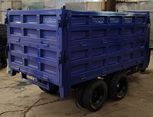 รถสามล้อเครื่องยนต์เบนซิน 3 ชั้น 350 ซีซี 2 เพลา ยกสูงสำหรับบรรทุกสินค้า สีน้ำเงิน 9 ล้อ สำหรับการเกษตร - Product Image 6