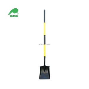 Precio competitivo Salida de fábrica con escalón enrollado, pala de punta cuadrada de Búfalo con mango de fibra de vidrio, empuñadura H - Product Image 3