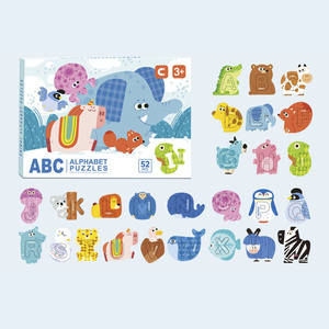 Puzzles magnétiques pour enfants Montessori Toys Animal Alphabet Numbers Matching Toys Puzzles Book for Toddlers Travel Preschool Gifts - Product Image 6