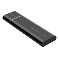M.2 Casing SSD USB 3.2 Tipe C ke M.2 NGFF SSD Casing protokol SATA 6Gbps Solid State Drive Enclosure