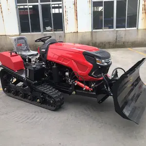 Chinesischer Mini Crawler Traktor Mini 25 PS 35 PS 40 PS Grubber Mini Pinne Drehrad Traktor zu verkaufen