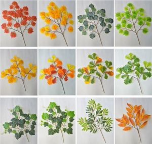 EG-J287 букет искусственных растений декоративный цветок с зелеными листьями травы для свадебного и ресторанного декора - Product Image 2