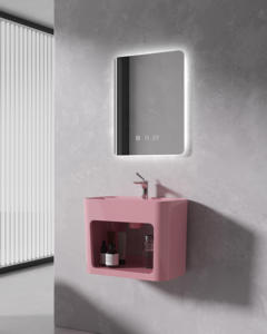 Lavabos de Cerámica Pulida de Diseño Moderno Marca <span class=keywords><strong>BTH</strong></span>, Novedad 2025, con Desagüe Blanco y Garantía de 3 Años para Baño - Product Image 2