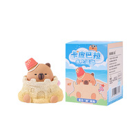 Résine Artisanat Écologique D'été Capybara Ordinateur De Bureau Petit Ornement Stabilité Émotionnelle Bureau Poste De Travail Décoration