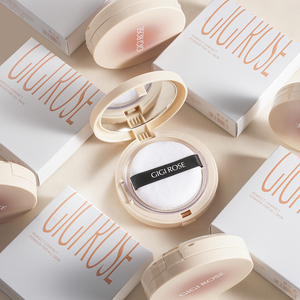 รองพื้น GIGI ROSE GF02 แบรนด์เครื่องสำอาง ติดทนนาน กันน้ำ ควบคุมความมัน มอบความชุ่มชื้น ผิวกระจ่างใส <span class=keywords><strong>แป้ง</strong></span>อัดแข็ง ชุดเครื่องสำอางสำหรับผู้หญิง - Product Image 3