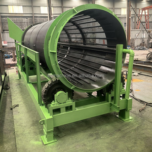 Fournisseur d'usine Efficacité de capacité de processus élevée Compost mobile Trommel Screen Stone Drum Screen Topsoil Screener à vendre - Product Image 3