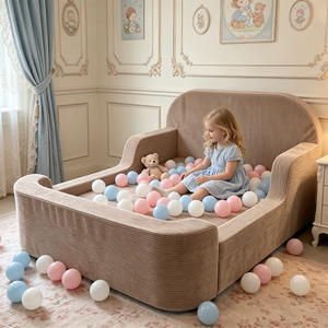 Nouveau lit enfant sans structure en carton, personnalisable avec matelas et impression <span class=keywords><strong>de</strong></span> logo, en promotion directe usine, idéal pour chambre d'enfant et crèche - Product Image 3