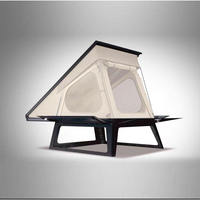 Tente de camping escamotable légère en aluminium et acier pour benne de pick-up 4x4, compatible Toyota/Dodge/Tacoma