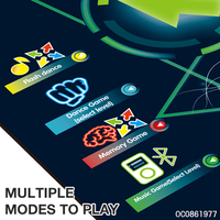 Jouets électroniques personnalisés de musique interactive led tapis de piste de danse pour les jeux d'enfants