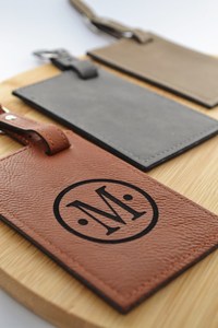 Étiquette à bagages personnalisée - Étiquettes à bagages en cuir - Logo d'entreprise - Cadeaux d'entreprise - Étiquettes pour sacs de voyage d'affaires - Product Image 2