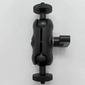 Soporte para cámara de acción con rosca de 1/4, aleación de aluminio 214G, rotación de 360 grados para GoPro, base de montaje para ciclismo y cámara de tablero. - Product Image 2