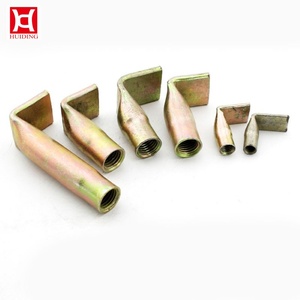 Precision Sheet Metal Stamping Parts <strong>Mirror</strong> <strong>Corner</strong> Fastening Clips Shelf Floating <strong>Bracket</strong> - Product Image 2