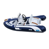 Bateau semi-rigide 420 4,2 m 14 pieds avec cabine, bateau semi-rigide en aluminium, bateau d'appoint, bateau de pêche, bateau gonflable, bateau semi-rigide, bateau de sport