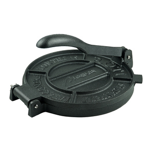 Presse à tortilla Tawa en <span class=keywords><strong>fonte</strong></span> pré-assaisonnée de 10 pouces et machine à rôtir au four à gaz et à induction sûrs prêts pour la cuisson et l'utilisation en cuisine - Product Image 1